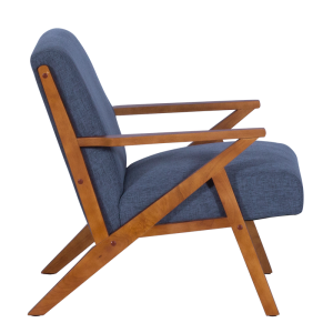 Кресло MAURO - орех - син