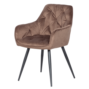 Трапезен стол LATINA - кафяв