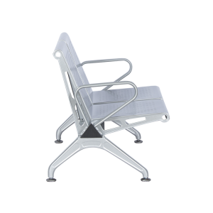 Посетителска пейка с 2 места Carmen CR-1031-2 - сребърна