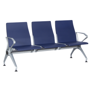 Посетителска пейка с 3 места Carmen CR-1036-3 - синя