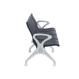 Посетителска пейка с 4 места Carmen CR-1035-4 - черна