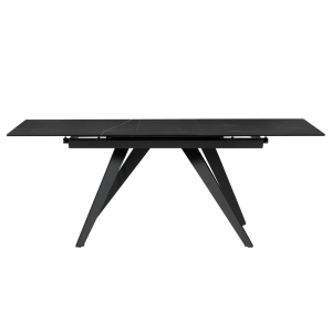 Разтегателна трапезна маса KONIN - черна