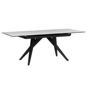 Разтегателна трапезна маса KONIN - бяла