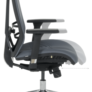 Ергономичен стол COTIA - тъмносив