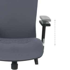 Ергономичен стол COTIA - тъмносив