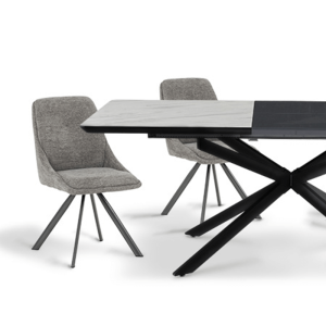 Трапезен стол  LONDON 2 - сив R 07