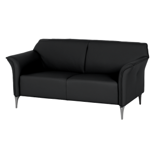 Кожен диван - тройка NEXO LUX - черен