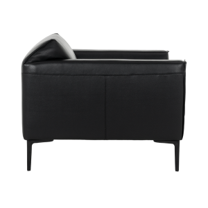 Кожен фотьойл RONDE LUX -1 - черен