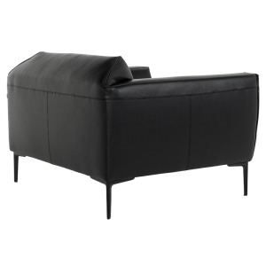 Кожен фотьойл RONDE LUX -1 - черен