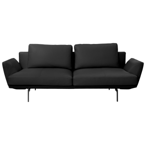 Кожен диван - тройка GRAM LUX - черен