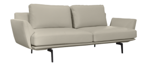 Кожен диван - тройка GRAM LUX - бежов