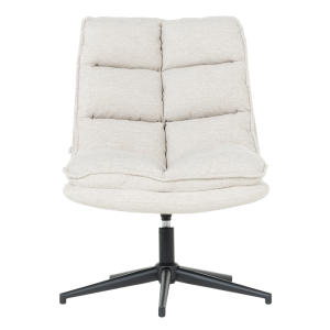 Кресло с табуретка JANET - крем