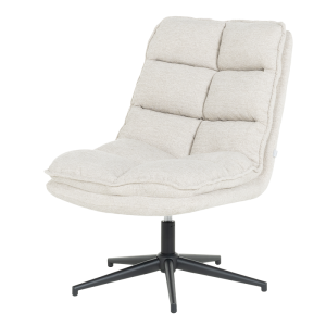 Кресло с табуретка JANET - крем