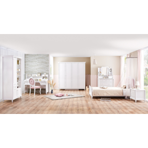 Чекмедже за детско легло Монтесори NIL 90 x 200 - бяло