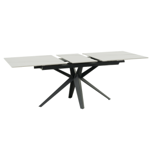 Разтегателна трапезна маса ZORY - бяла