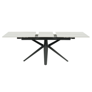 Разтегателна трапезна маса ZORY - бяла