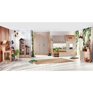 Двукрилен детски гардероб MY HOUSE