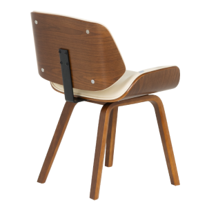 Трапезен стол Carmen 9976 - орех-крем