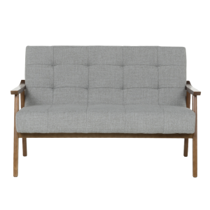 Двуместно канапе PABLO - орех / сиво