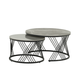 Комплект помощни холни масички LAHOLM - сив