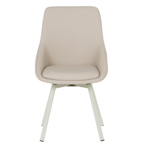 Трапезен стол WIGAN 1 силиконова кожа - лате 05