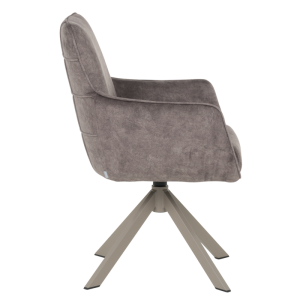 Трапезен стол VALGA  - тъмнобежов