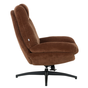Кресло с табуретка PORTO - кафяво