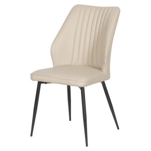 Трапезен стол LAREDO Y еко кожа - крем 79