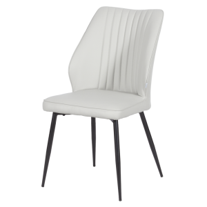 Трапезен стол LAREDO Y еко кожа - светлосив 29