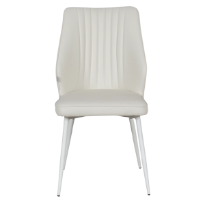 Трапезен стол LAREDO 3 Y силиконова кожа - шампанско 02