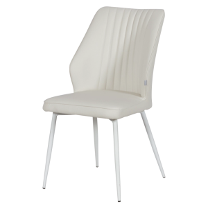 Трапезен стол LAREDO 3 Y силиконова кожа - шампанско 02