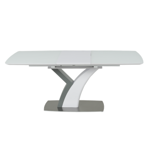 Разтегателна трапезна маса OMIS - бяла