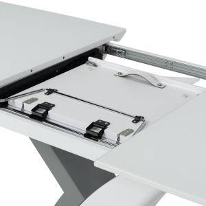 Разтегателна трапезна маса OMIS - бяла