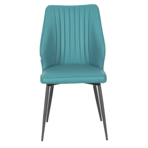 Трапезен стол LAREDO 2 Y силиконова кожа - аквамарин 25