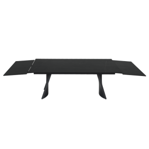 Разтегателна трапезна маса KOWAL - черна