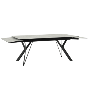 Разтегателна трапезна маса MARKI - бяла