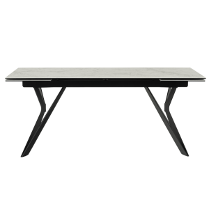 Разтегателна трапезна маса MARKI - бяла