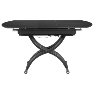 Разтегателна маса с повдигащ механизъм LESKO - черна