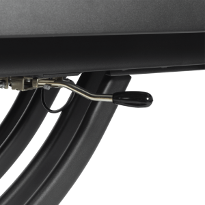 Разтегателна маса с повдигащ механизъм LESKO - черна