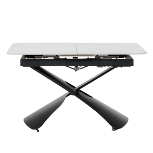 Разтегателна маса с повдигащ механизъм CAGUA - бяла