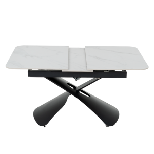 Разтегателна маса с повдигащ механизъм CAGUA - бяла