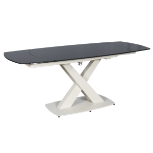 Разтегателна трапезна маса MATEO - черна