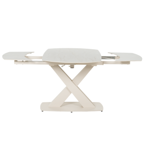 Разтегателна трапезна маса MATEO - крем