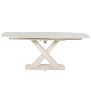 Разтегателна трапезна маса MATEO - крем