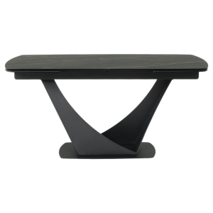 Разтегателна трапезна маса BOREK - черна