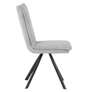 Трапезен стол ELY N - сив 86 N