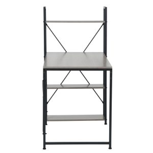 Бюро с етажерка TUZLA - сив дъб