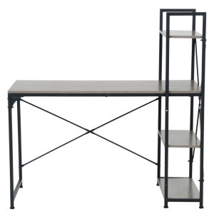 Бюро с етажерка TUZLA - сив дъб