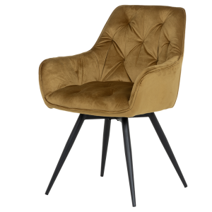 Трапезен стол LATINA PREMIUM - жълт