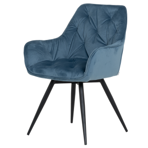 Трапезен стол LATINA PREMIUM - син